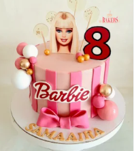 barbie frontend cake