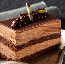 eggless chocolate pastry
