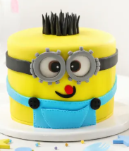 minion design cake
